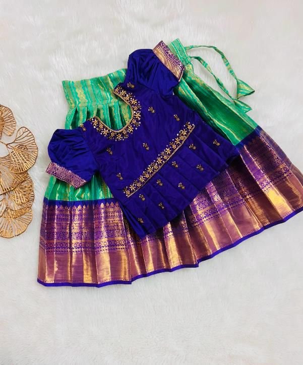 Kids Pattu Pavadai Sets